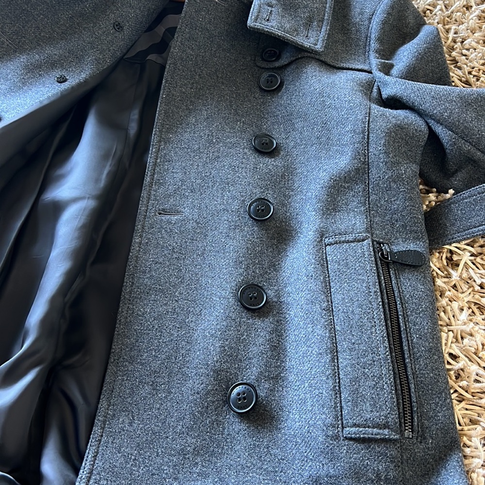 Burberry Brit Wool Coat Jacket Size 12 (EU46) - Picture 10 of 16